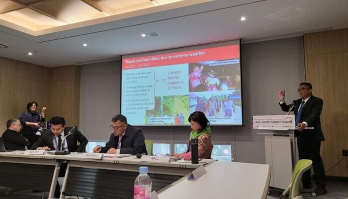 Walikota Hendri Septa Paparkan Program “Climate Change” Padang di Forum Perkotaan Asia-Pasifik Korea Selatan