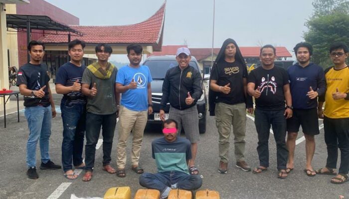 Polres Sijunjung Gagalkan Peredaran Ganja 20 Kg