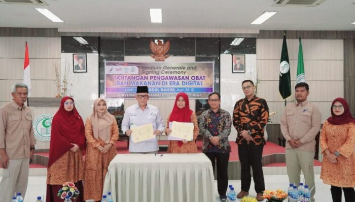 UM Natsir Bukittinggi dan  BPOM Padang Sepakati 4 Program Rencana Aksi