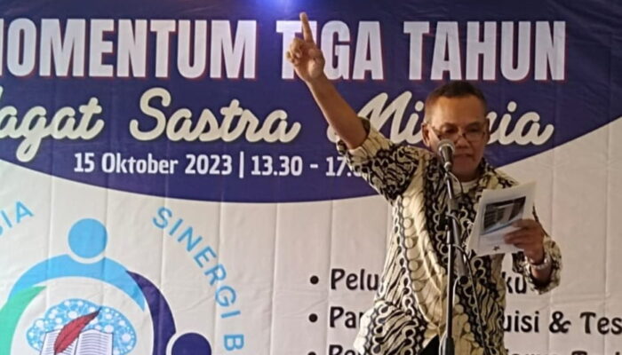 Puisi Tahun 1983 Karya Pulo Lasman Simanjuntak Kembali Menggema saat Ultah ke-3 JSM di Balai Pustaka Jakarta