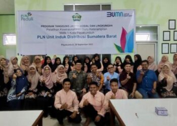 Bisa Jualan Online di “Marketplace PLN Mobile”,  PLN Sumbar Tantang MAN 1 Payakumbuh Ciptakan Karya Keterampilan