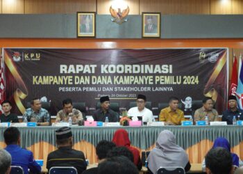 KPU Sumbar Bersama Peserta Pemilu Bahas Aturan Main Kampanye, APK dan Iklan di Media