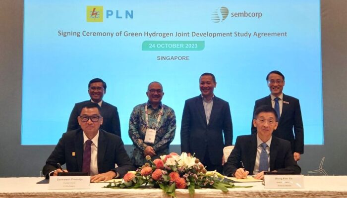 Kerjasama dengan Sembcorp Utilities Pte. Ltd, PLN akan Ekspor Hydrogen Hijau ke Singapura