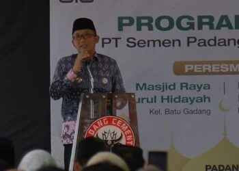 Dua Masjid Dibangun Senilai Rp2,36 M, Walikota Sebut Semen Padang Lakukan Tugas Mulia
