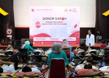 349 Kantong Terkumpul, Ratusan Karyawan Semen Padang Group Antusias Donor Darah