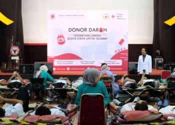 349 Kantong Terkumpul, Ratusan Karyawan Semen Padang Group Antusias Donor Darah