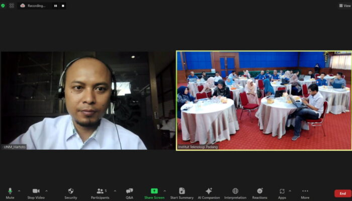 Dorong Perluasan Akses Pendidikan Tinggi, ITP Gelar Sosialisasi Penyelenggaran Program Rekognisi Pembelajaran Lampau