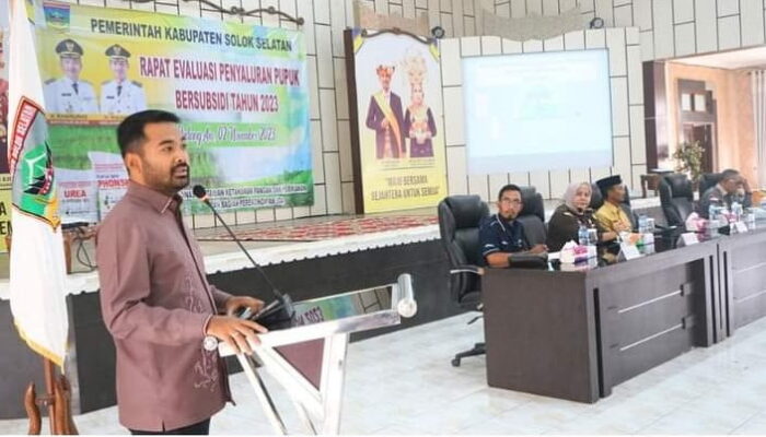 Serapan Rendah, Ketua DPRD Zigo Rolanda Beberkan Beragam Masalah Pupuk Subsidi di Solok Selatan
