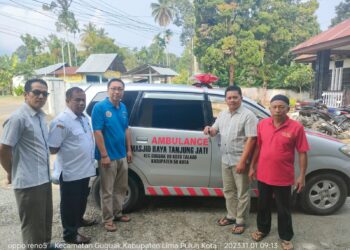 Masjid Raya Tanjung Jati Terima Wakaf Mobil Ambulans