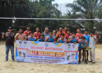 Bupati Pasaman Barat Buka Turnamen Volly Selection 2023 di Nagari Sungai Aua