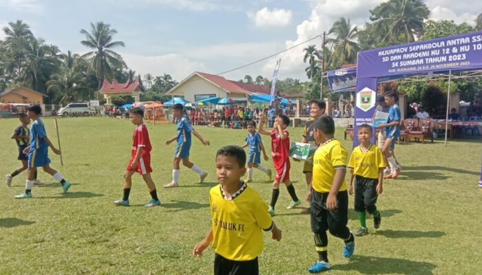 Kejurprov Sepakbola Sumbar U-12. Delapan Tim Lolos Fase Penyisihan Grup