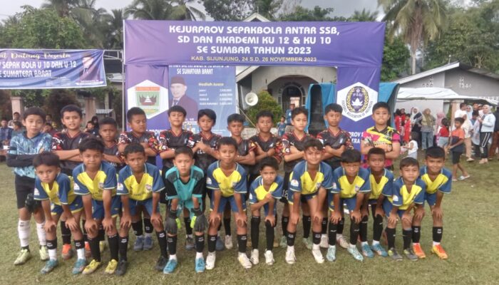 Final Kejurprov Sepakbola Sumbar U-10 & U-12, Empat Tim Usia Belia Berburu Gelar Juara