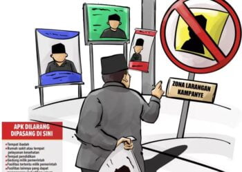 Di Padang, 10 Titik Ini Dilarang Pasang Alat Peraga Kampanye!