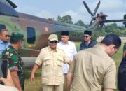 Mendarat Pakai Helikopter di Bukittinggi, Begini Kesan Prabowo Tentang Stadion Ateh Ngarai!