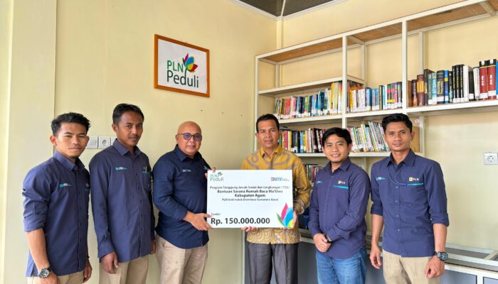 PLN Peduli Fasilitasi Rumah Baca Ma’Uwo Kamang Mudik Agam