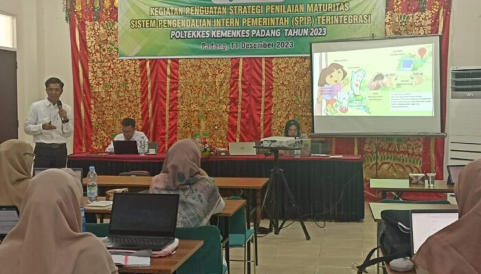 Strategi Penilaian Maturitas SPIP Terintegrasi Digelar, Poltekkes Padang Tekankan Pemahaman Risiko Bukan Hanya Beban Pimpinan
