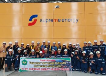 Mahasiswa UBH Kuliah Lapangan Ke PT Supreme Energy