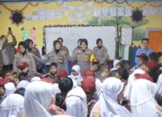 Polresta Bukittinggi dan Polda Sumbar Gelar Trauma Healing bagi Warga Bermukim di Lereng Gunung Marapi