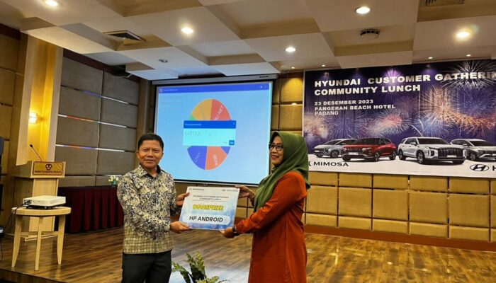 Jumpa Customer Setia, Hyundai Khatib Padang Adakan Ghatering dan Perkenalkan Produk Baru