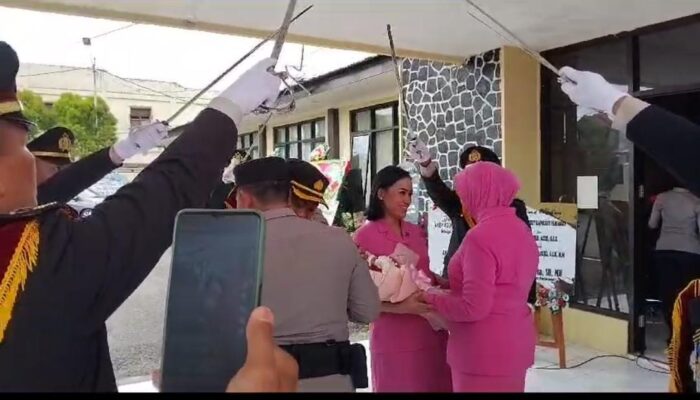 Suasana Pisah Sambut Kapolres Pariaman Kota