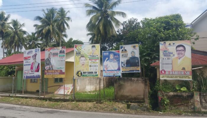 Di Payakumbuh, Selain Gerindra Caleg Partai Koalisi Presiden Enggan Pasang Gambar Prabowo-Gibran