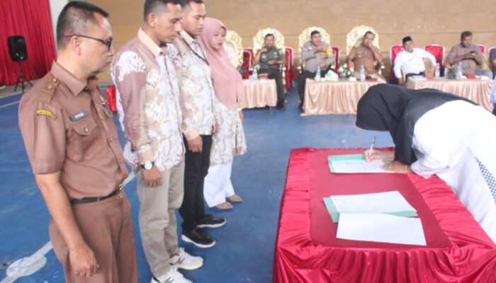 Sebanyak 1.286 Orang Pengawas TPS Pasaman Barat Dilantik