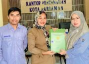 Desa Sikapak Timur Terima 14 Sertifikat Tanah Program PTSL BPN Kota Pariaman, Tahun 2024 Ditargetkan 1.000