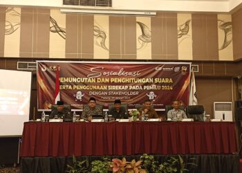KPU Sumbar Gelar Sosialisasi Pemungutan dan Penghitungan Suara serta Penggunaan SIREKAP Pada Pemilu 2024
