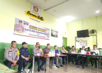 Dua Minggu Jabat Kapolres Pasbar, Nurhadiansyah Berharap  Wartawan dapat Lawan Berita Hoax