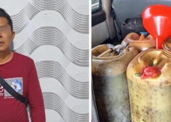 Polisi Amankan 315 Liter Solar Bersubsidi di Tanah Datar