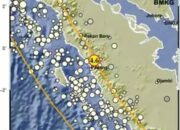 Berpusat di Tanah Datar, Gempa 4,6 SR Guncang Sumbar