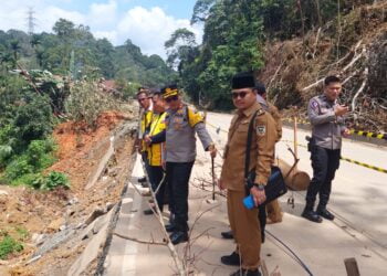 Pascalongsor Arus Lalulintas Lancar, Kapolres Tinjau Kondisi Jalinsum di Tanjung Gadang