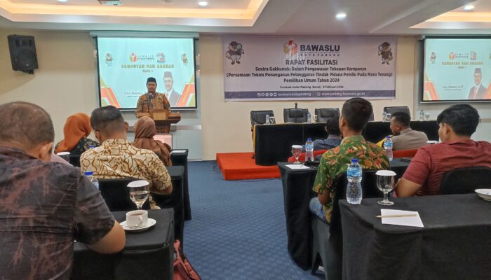 Bawaslu Kota Padang Siap Tindak Pelaku Pelanggaran pada Masa Tenang
