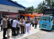 Kapolres Padang Pariaman dan Bawaslu Kawal Pelepasan Distribusi Logistik Pemilu 2024