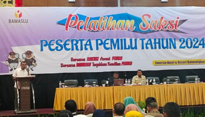 Bawaslu Tanah Datar Gelar Pelatihan Saksi