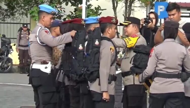 Polres Pariaman Lepas 300 Personel Untuk Amankan Tps Pemilu 2024