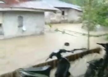 Batang Aia Meluap, Warga di Dua Jorong di Kecamatan Tanjung Alam Diungsikan