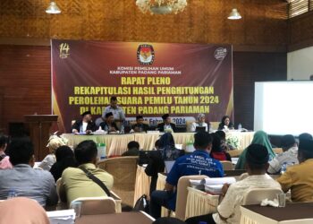 KPU Padang Pariaman Gelar Rapat Pleno Rekapitulasi Hasil Pemilu 2024
