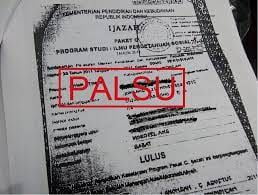 Ijazah Palsu