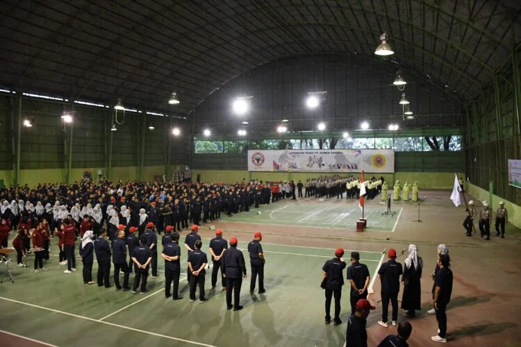 Upacara Bulan K3 di PT Semen Padang. IST