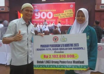 Selama Tahun 2023, UPZ Baznas Semen Padang Salurkan Zakat Karyawan Rp7,1 M