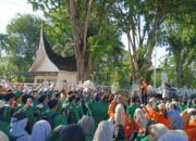 Evaluasi Tiga Tahun Kepemimpinan Mahyeldi-Audy, Mahasiswa Geruduk Kantor Gubernur Sumbar