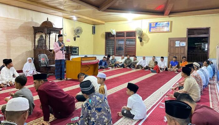 Masjid Al Mu’minin Simpang Lampu Merah Pasaman Baru Dikunjungi Wabup Risnawanto
