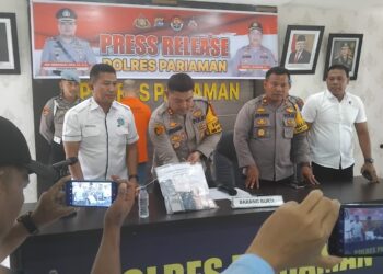 Tertangkap Basah Pakai Sabu Bersama Wanita, Polres Pariaman Ringkus Residivis Narkoba