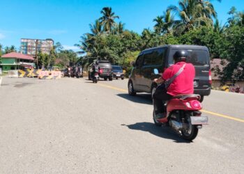 Tak Kunjung Diperbaiki, Jembatan Kembar Kiambang Minim Rambu Lalu Lintas