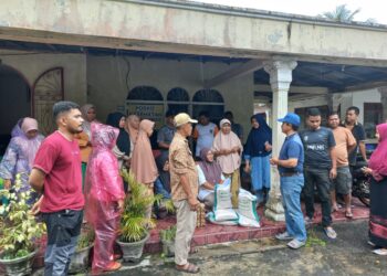 Pemerintah Nagari Lareh Nan Panjang Selatan Bangun Dapur Umum untuk Korban Banjir