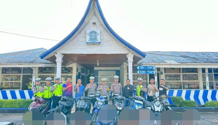 Resahkan Pengguna Jalan, Satlantas Polres Agam Bubarkan Balap Liar