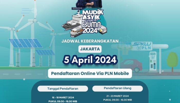 PLN Gelar Mudik Bersama BUMN 2024, Begini Cara Daftarnya!