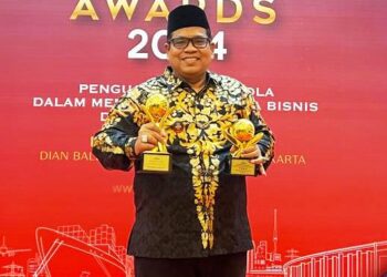 Kembali Suhatri Bur Dinobatkan Sebagai Top Pembina BUMD Tahun 2024