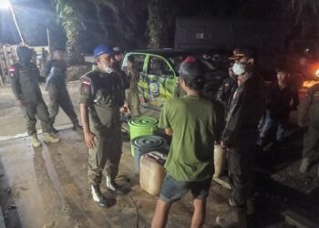Tegakkan Trantibum Selama Ramadan, Pol PP dan Damkar Dharmasraya Laksanakan Operasi Pekat